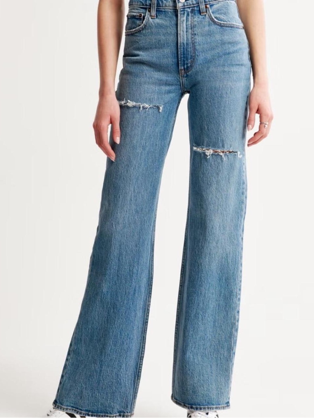 Abercrombie & Fitch High Rise 90s Relaxed Jean 25 Long